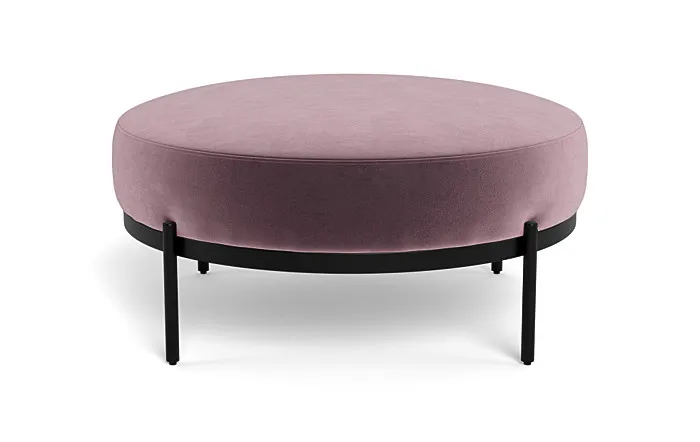 Kyle Round Coffee Table Ottoman