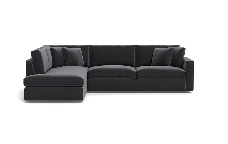 James 3-Seat Left Bumper Sectional