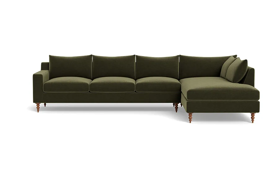 Sloan 4-Seat Right Bumper Sectional
