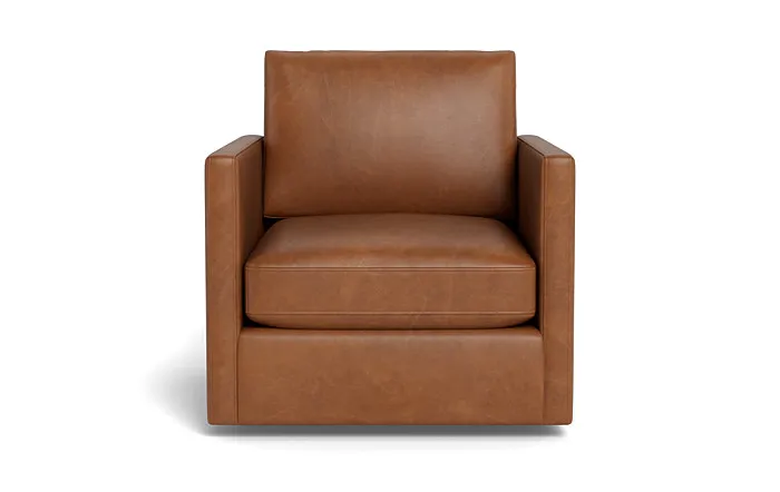 Scarlett Leather Swivel Chair