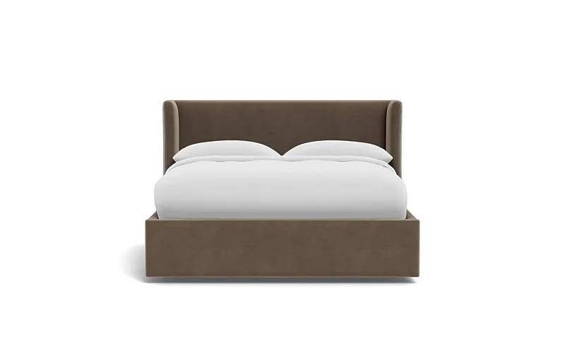 Graham Upholstered Bed with Contrast Piping and Storage Option