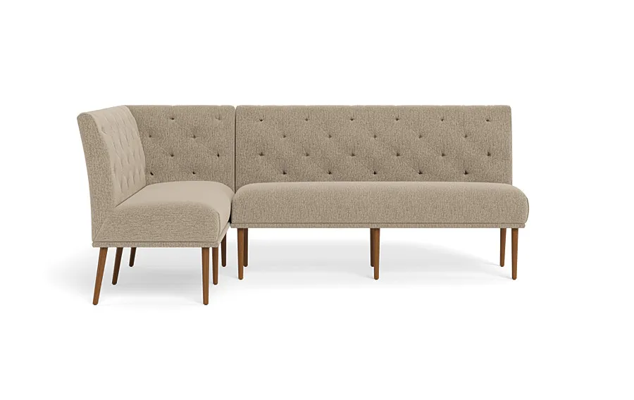Dorian Upholstered Left Banquette with Tufting Option