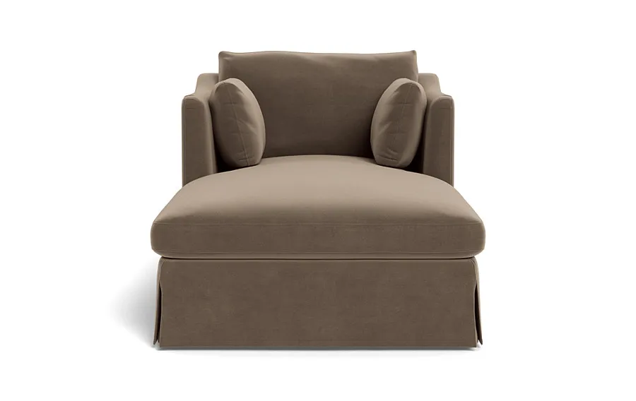 Caitlin Slipcovered Chaise Lounge by The Everygirl®