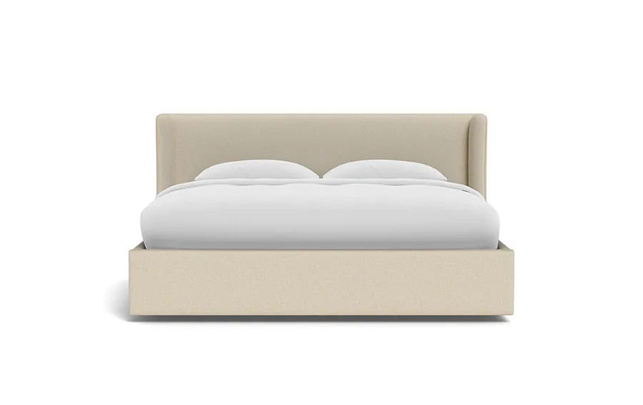 Graham Upholstered Bed with Storage Option (No stoarge)