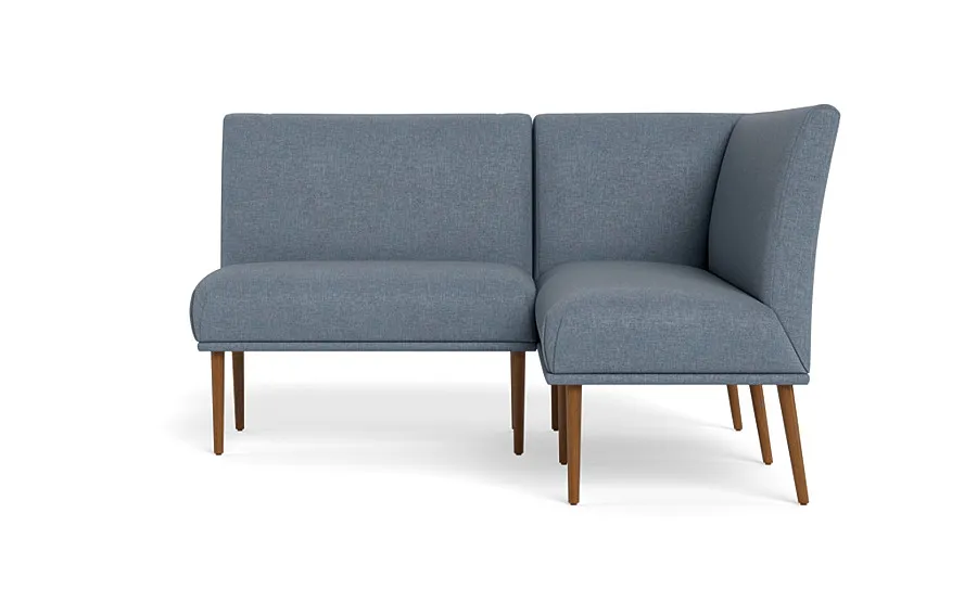 Dorian Upholstered Petite Right Banquette with Tufting Option