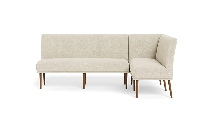 Dorian Upholstered Right Banquette with Tufting Option