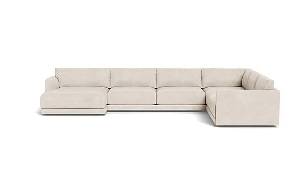 Lukas 4-Piece 5-Seat Corner Chaise Sectional Left