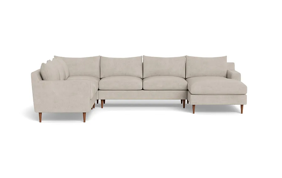 Sloan 4-Piece Corner Sectional Sofa with  Chaise
