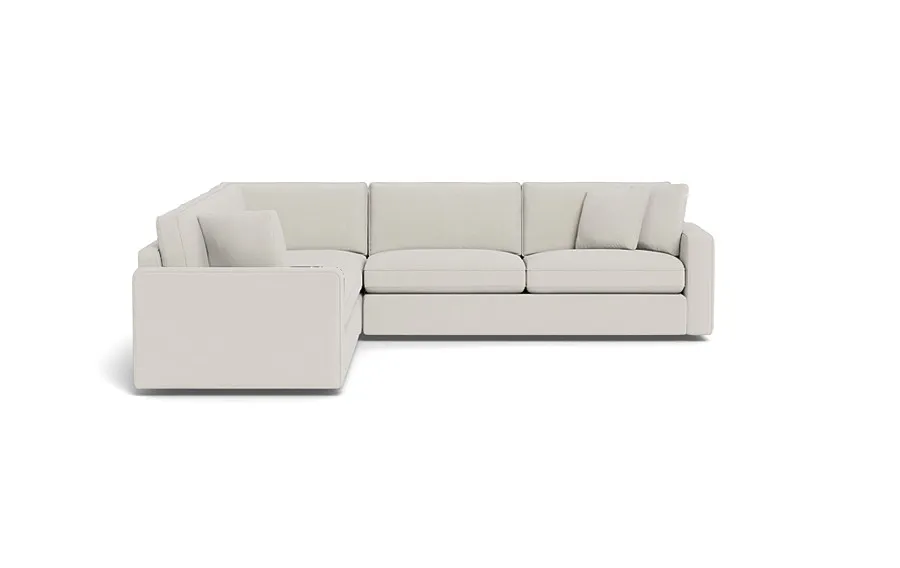 James 3-Piece 4-Seat Corner Right Sleeper Sectional