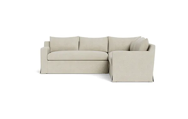 Sloan Slipcovered Corner 4-Seat Sectional Sofa