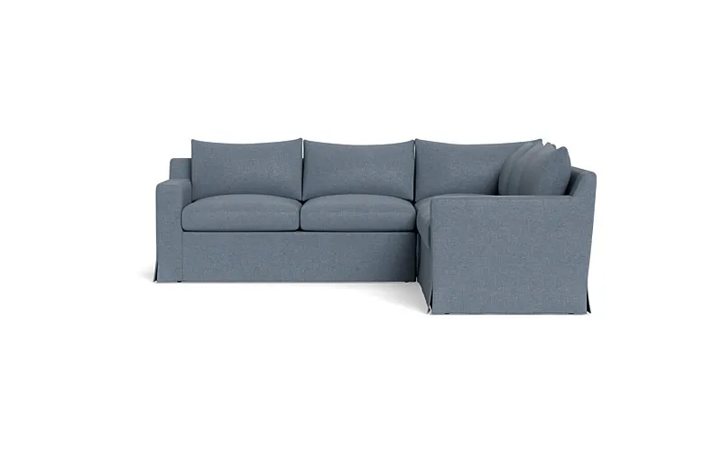 Sloan Slipcovered Corner 4-Seat Sectional Sofa