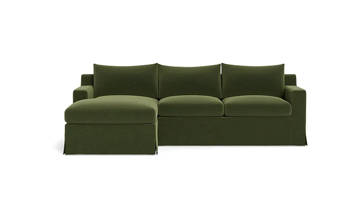 Sloan Slipcovered  Chaise Sectional