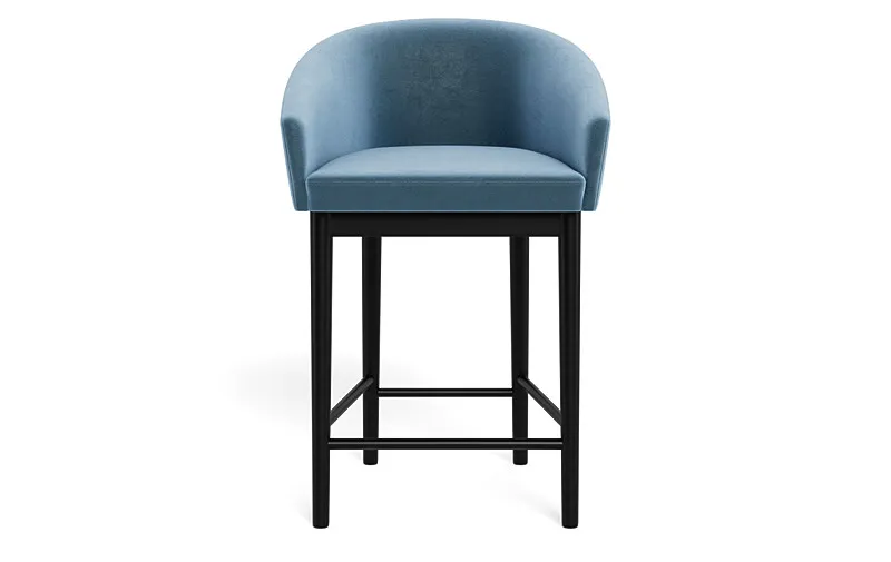 Destin Wood Framed Upholstered Stool