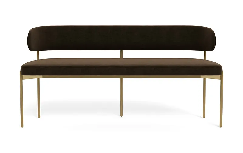 Hollis Upholstered Metal Framed Bench