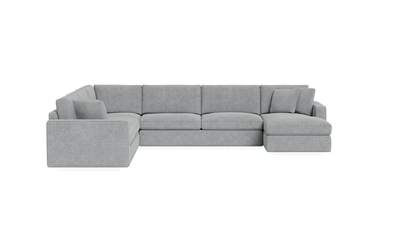 James 4-Piece 5-Seat Corner Chaise Sectional Right