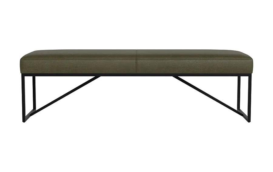 Otto Leather Bench