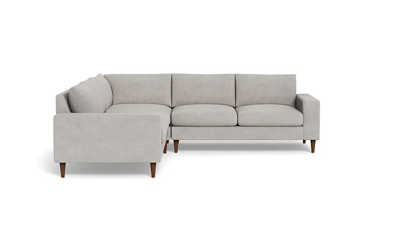 Saylor Wide Arm Corner 4-Seat Sectional Sofa