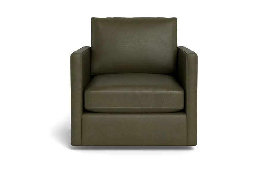 Scarlett Leather Swivel Chair