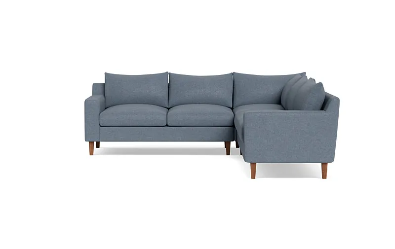 Sloan Corner 4-Seat Sectional Sofa, standard down blend fill