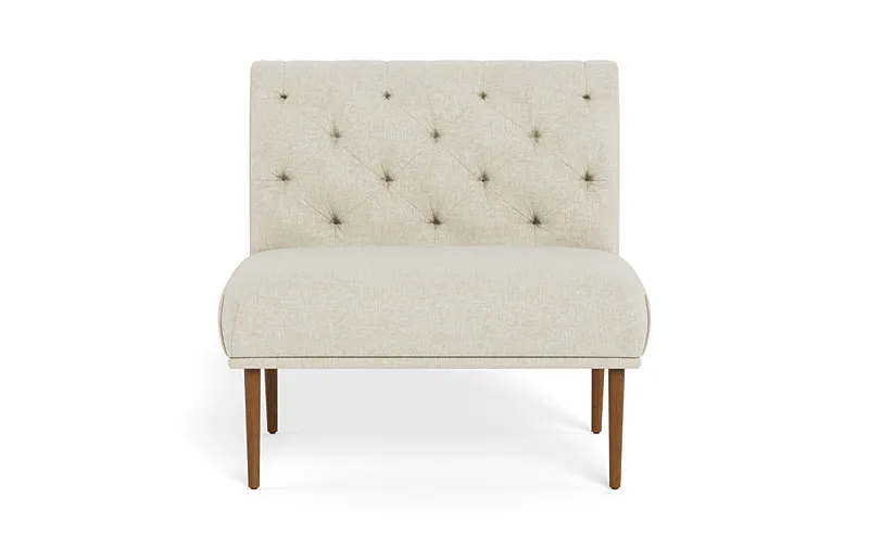 Dorian Upholstered Petite Dining Bench with Tufting Option