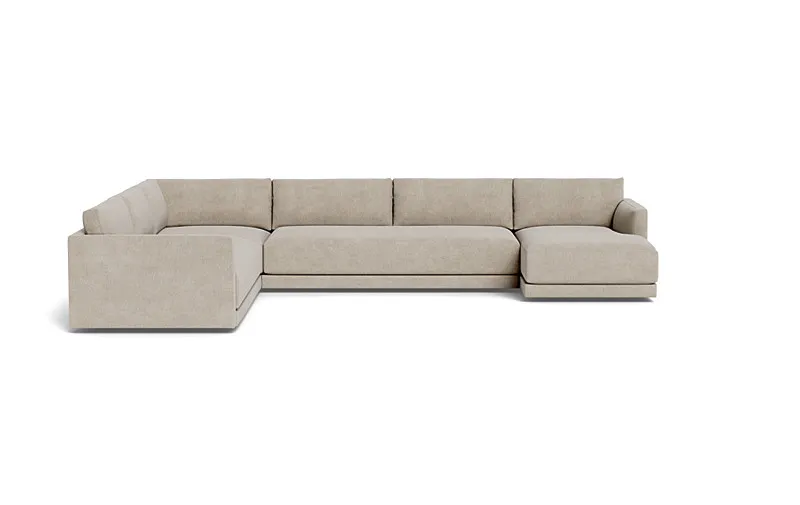 Lukas 4-Piece 5-Seat Corner Chaise Sectional Right