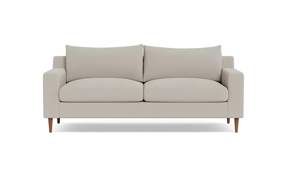 Sloan Fabric 2-Seat Sofa, Down alternative filler