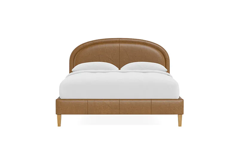 Anson Leather Upholstered Bed