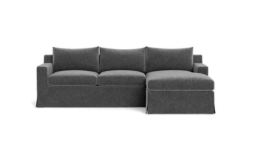 Sloan Slipcovered  Chaise Sectional