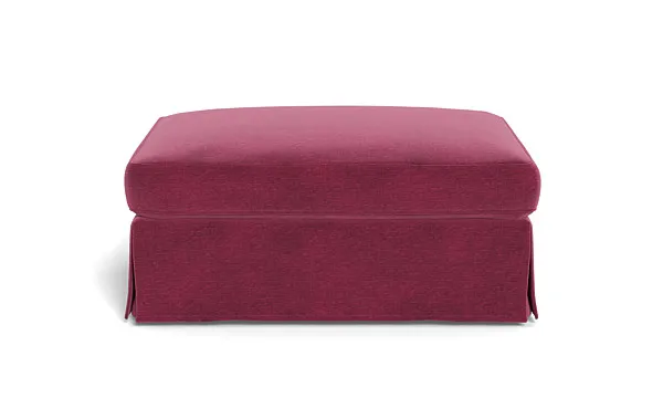 Caitlin Slipcovered Ottoman by The Everygirl®