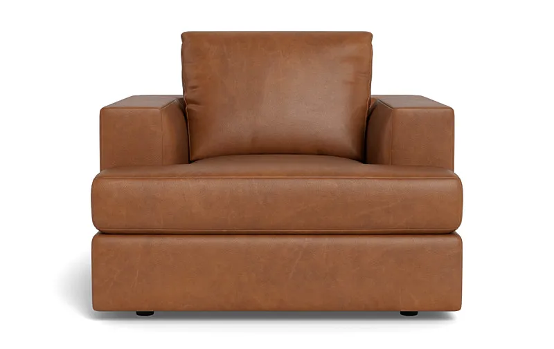 Lee Leather Accent Chair