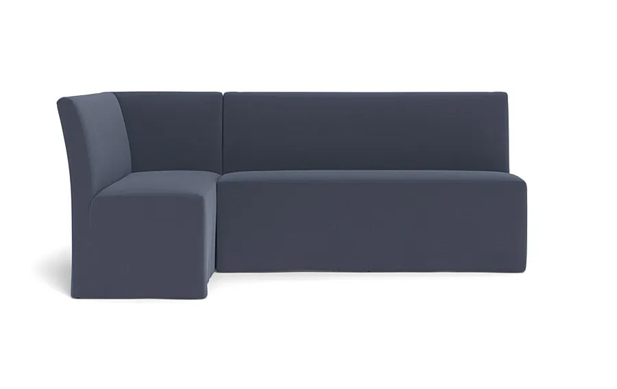 Dorian Slipcovered Left Banquette