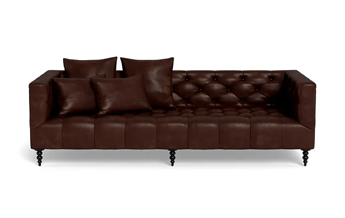 Ms. Chesterfield Leather Sofa by Apartment Therapy