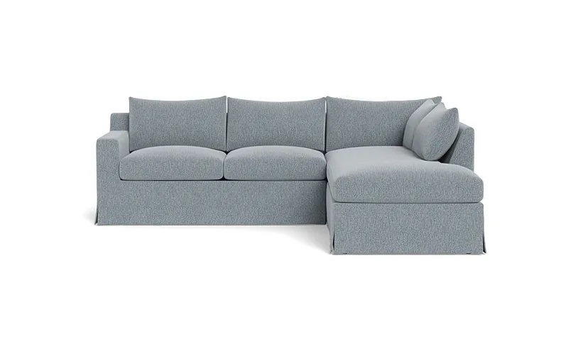 Sloan Slipcovered 3-Seat  Bumper Sectional