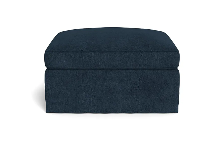 Ella Slipcovered Rectangular Ottoman
