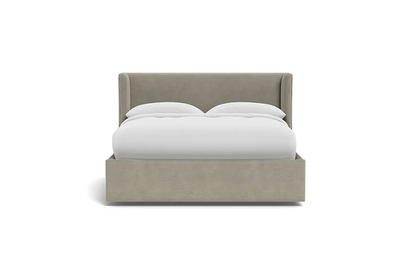 Graham Upholstered Bed with Contrast Piping and Storage Option