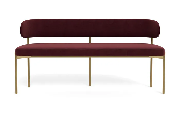 Hollis Upholstered Metal Framed Bench