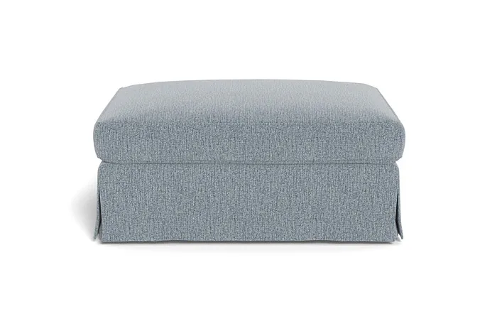 Caitlin Slipcovered Ottoman by The Everygirl®