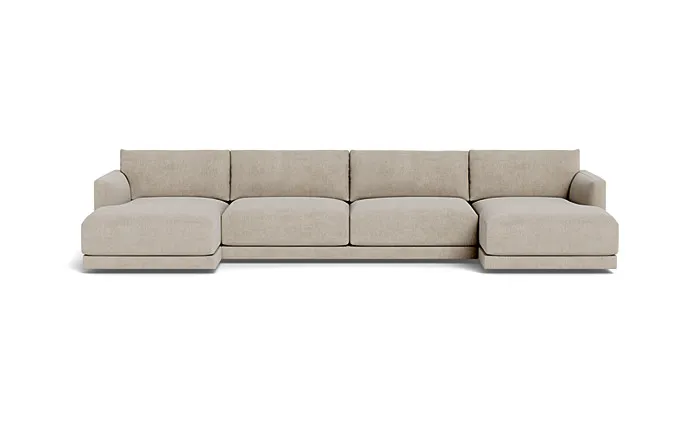 Lukas 3-Piece 4-seat U-Chaise Sectional 