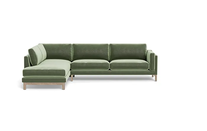 Gaby 3-Seat Sectional with  Bumper