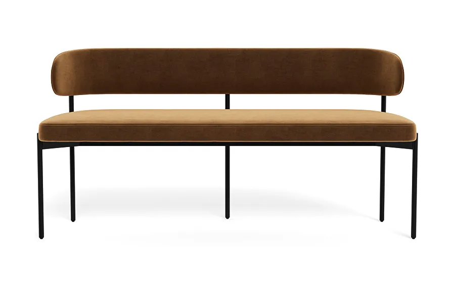 Hollis Upholstered Metal Framed Bench