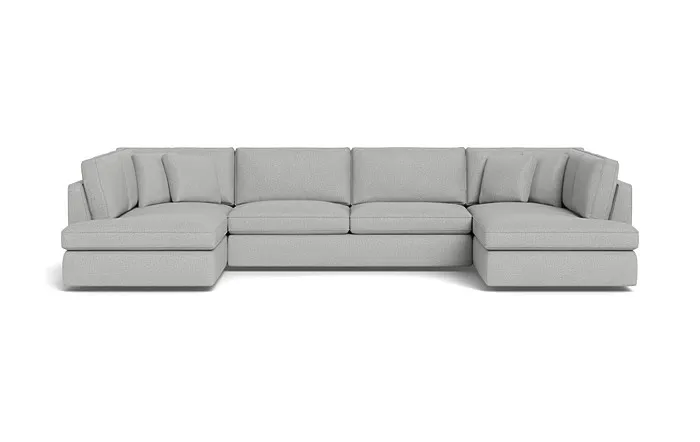 James 3-Piece U-Bumper Sectional