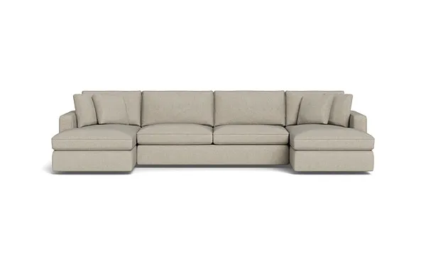 James 3-Piece 4-Seat U Chaise Sectional