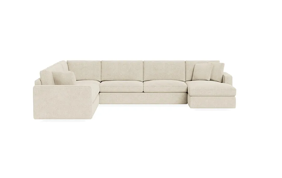 James 4-Piece 5-Seat Corner Chaise Sectional Right