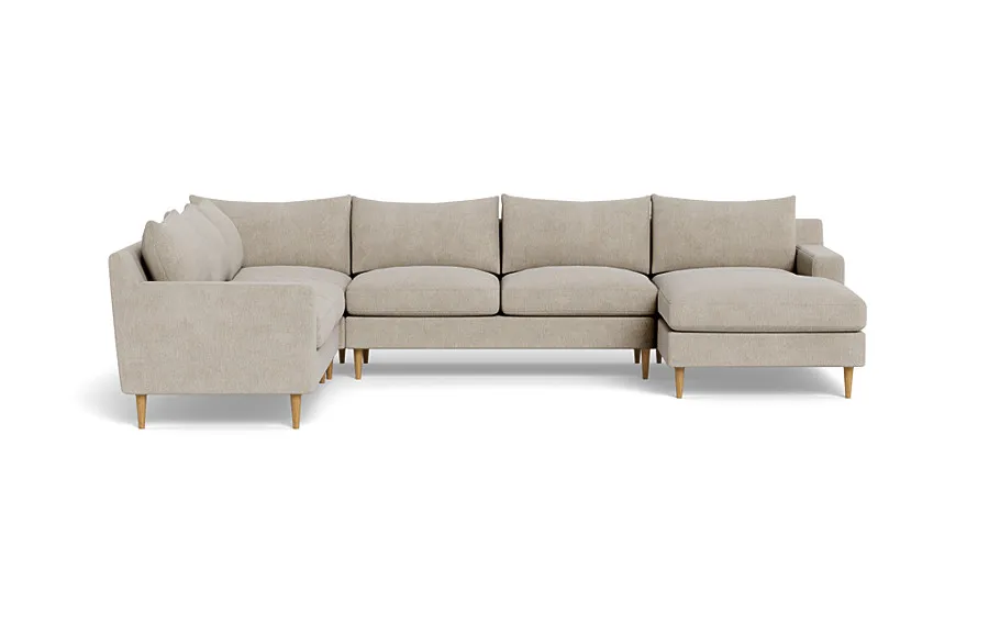 Sloan 4-Piece Corner Sectional Sofa with  Chaise
