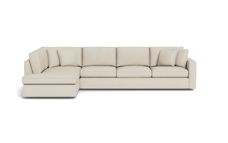 James 4-Seat Left Bumper Sectional