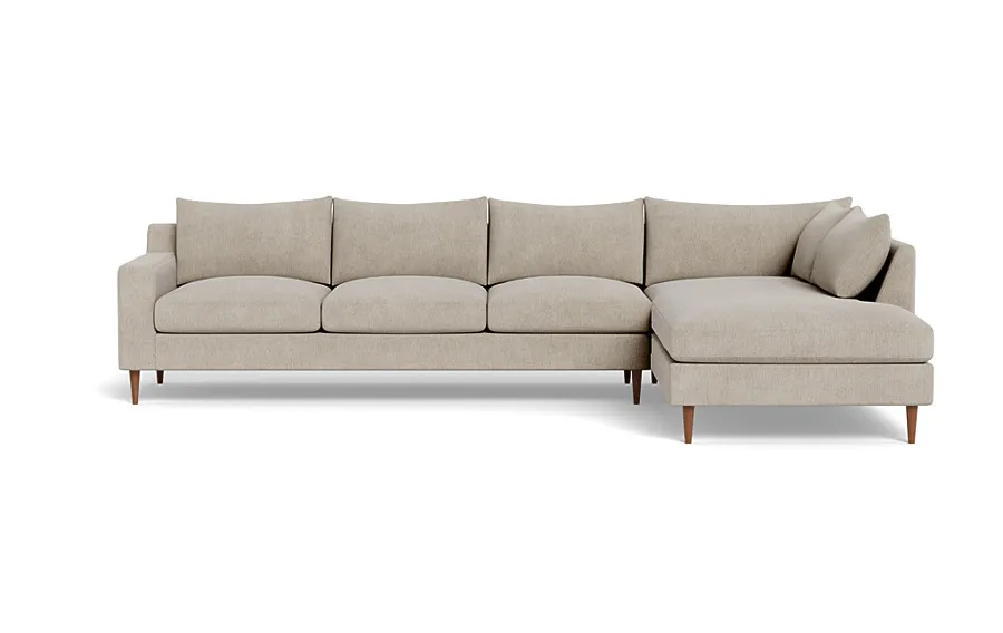 Sloan 4-Seat Right Bumper Sectional
