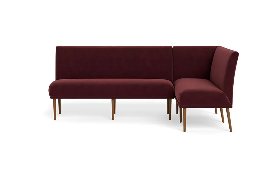 Dorian Upholstered Right Banquette with Tufting Option