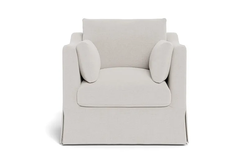 Caitlin Slipcovered Swivel Chair by The EverygirlÃ?Â®