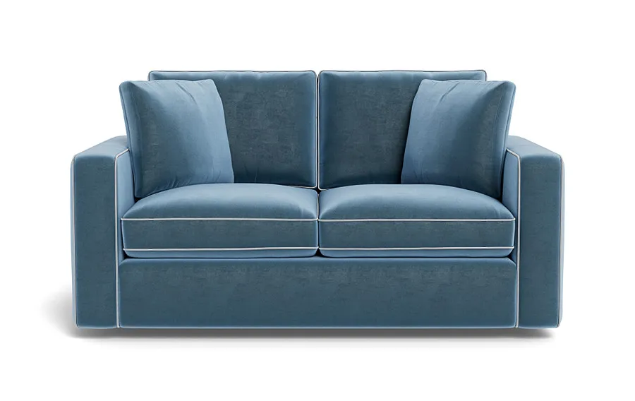 James Loveseat with Contrast Piping