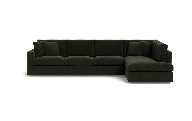 James 4-Seat Right Bumper Sectional